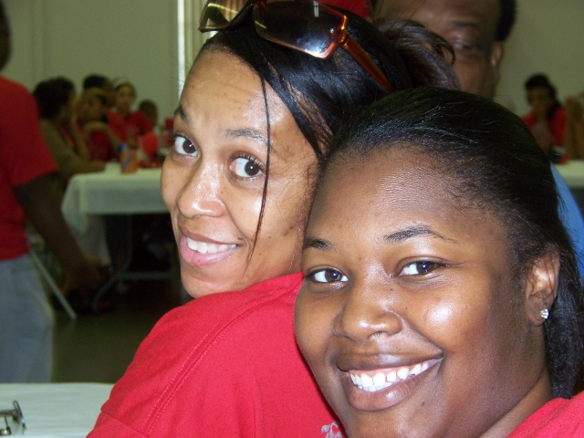 Laurie Barton (Cecil and Marilyn(Clay)Bartons Daughter) and Orisa Durggin @ Family Reunion 2007