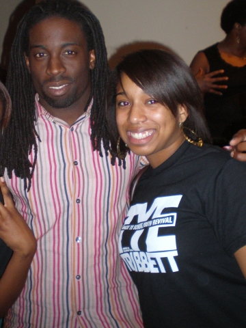 Nicole (deedees daughter) and gospel singer Tye Tribbett