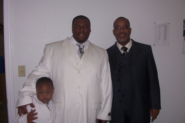 Great nephew Earl A. Aitch, Jr., nephew in law Earl A. Aitch, Sr. and Rodney A. Barefield