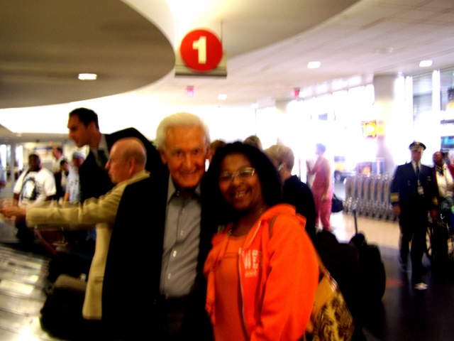 Deb and Bob Barker at LAX