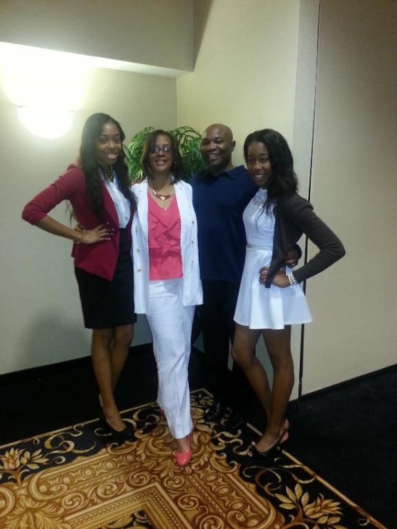 (Left to Right)Laura, Syretha, Olayinka and Fatimah Ibidunni