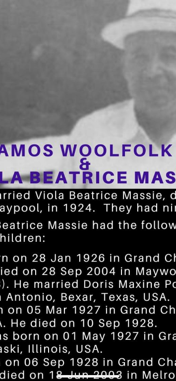 Viola B. Massie Woolfolk 